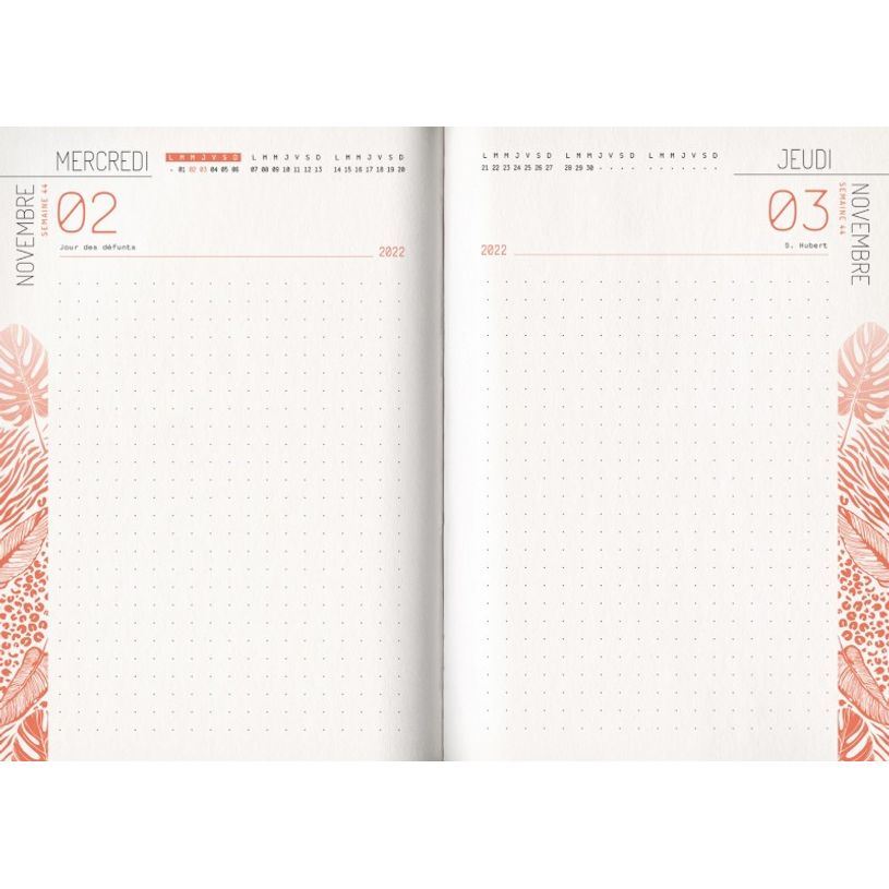 3592930019650-Agenda broché Natural Kraft blanc - 1 jour par page - 12,5 x 17,5 cm - Bouchut-P_405114229_9-8