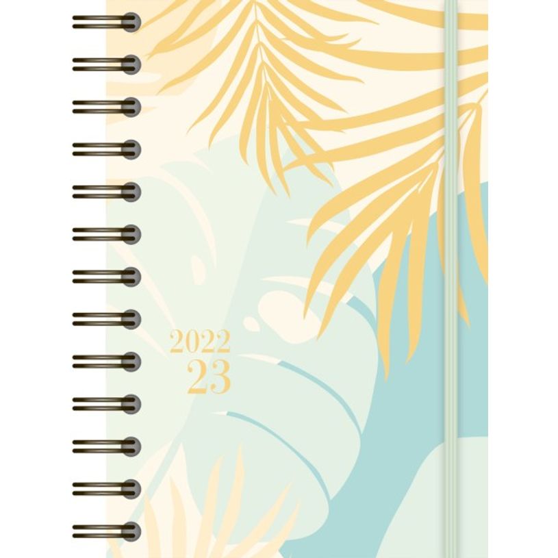 3592930019605-Agenda à spirale Floral jaune - 1 jour par page - Bouchut-P_405114235_1-0