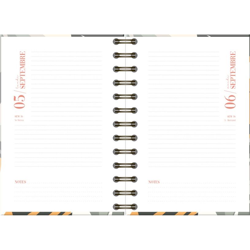 3592930019605-Agenda à spirale Floral jaune - 1 jour par page - Bouchut-P_405114235_5-4