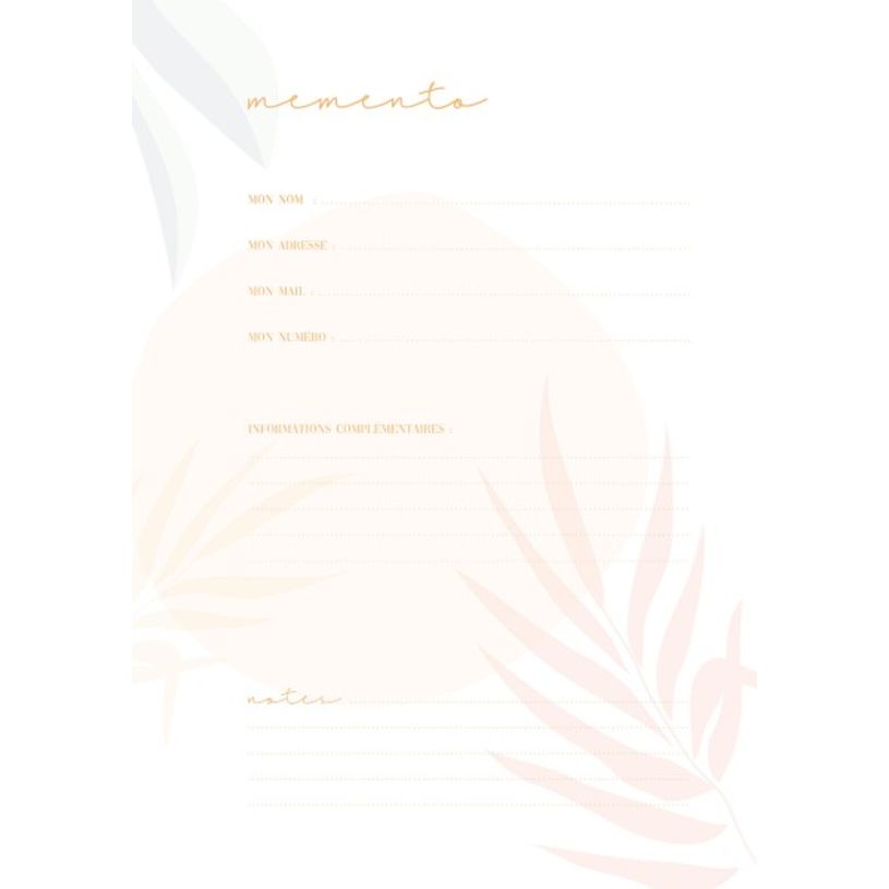 3592930019612-Agenda à spirale Floral rose - 1 jour par page - Bouchut-P_405114236_8-3