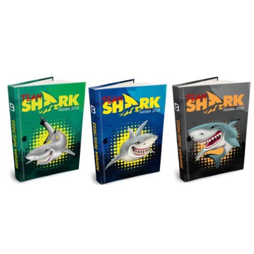 3592930021059-Agenda Shark - 1 jour par page - 12,5 x 17,5 cm - différents modèles disponibles - Bouch-P_405114237_1-0