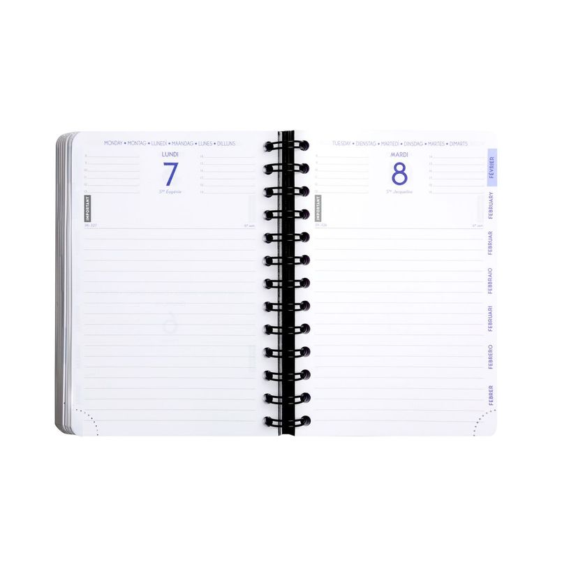 3660942075800-Agenda Sports - 1 jour par page - 12 x 17 cm - disponible dans différentes couleurs - Exa-P_405114246_3-2