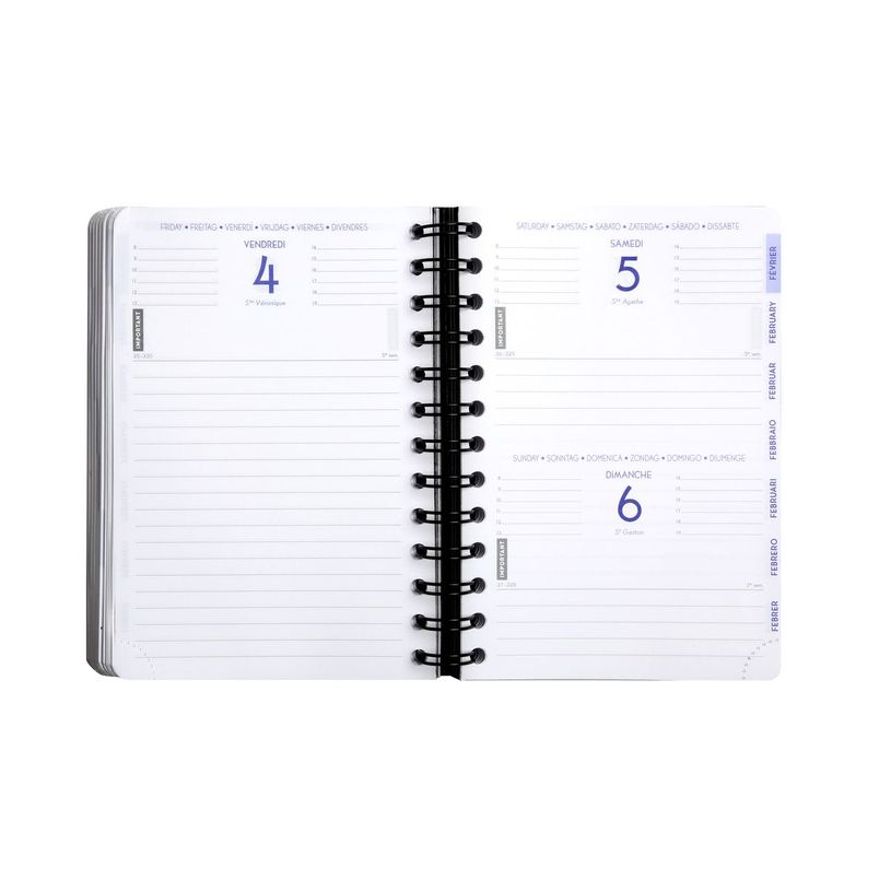 3660942075800-Agenda Sports - 1 jour par page - 12 x 17 cm - disponible dans différentes couleurs - Exa-P_405114246_4-3