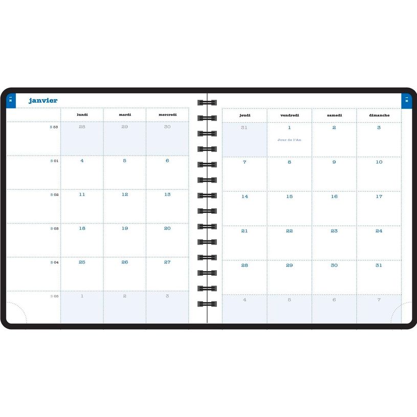 3660942076036-Agenda Lady Color Design - 1 semaine sur 2 pages - 15 x 17 cm - 12 mois - disponible dans dif-P_405114256_5-4