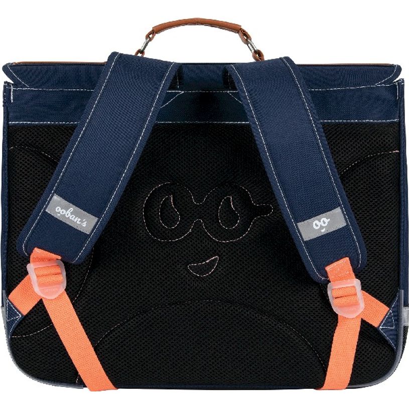 3662498003474-Cartable Ooban's Unicorn - 35 cm - 2 compartiments - bleu marine - Oberthur-P_405114292_4-3