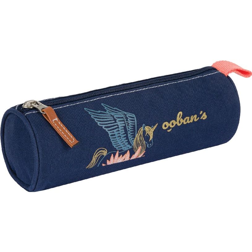 3662498003504-Trousse Ooban's Unicorn - 1 compartiment - bleu marine - Oberthur-P_405114295_1-0