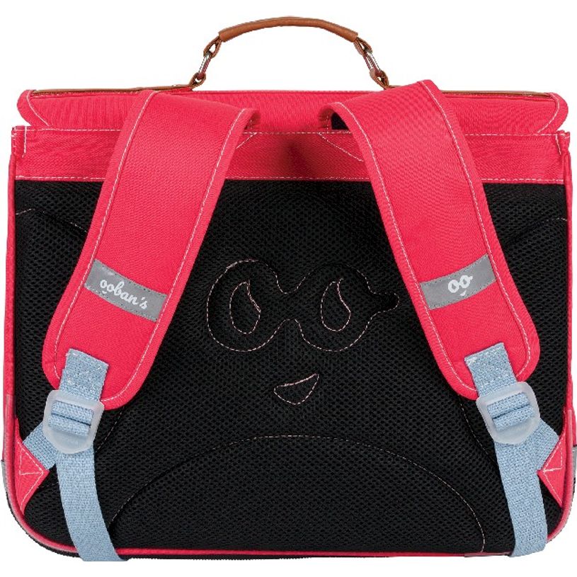 3662498003528-Cartable Ooban's Stars - 35 cm - 2 compartiments - corail - Oberthur-P_405114297_4-3