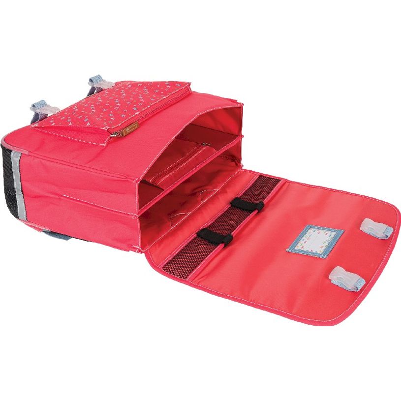 3662498003535-Cartable Ooban's Stars - 38 cm - 2 compartiments - corail - Oberthur-P_405114298_5-4