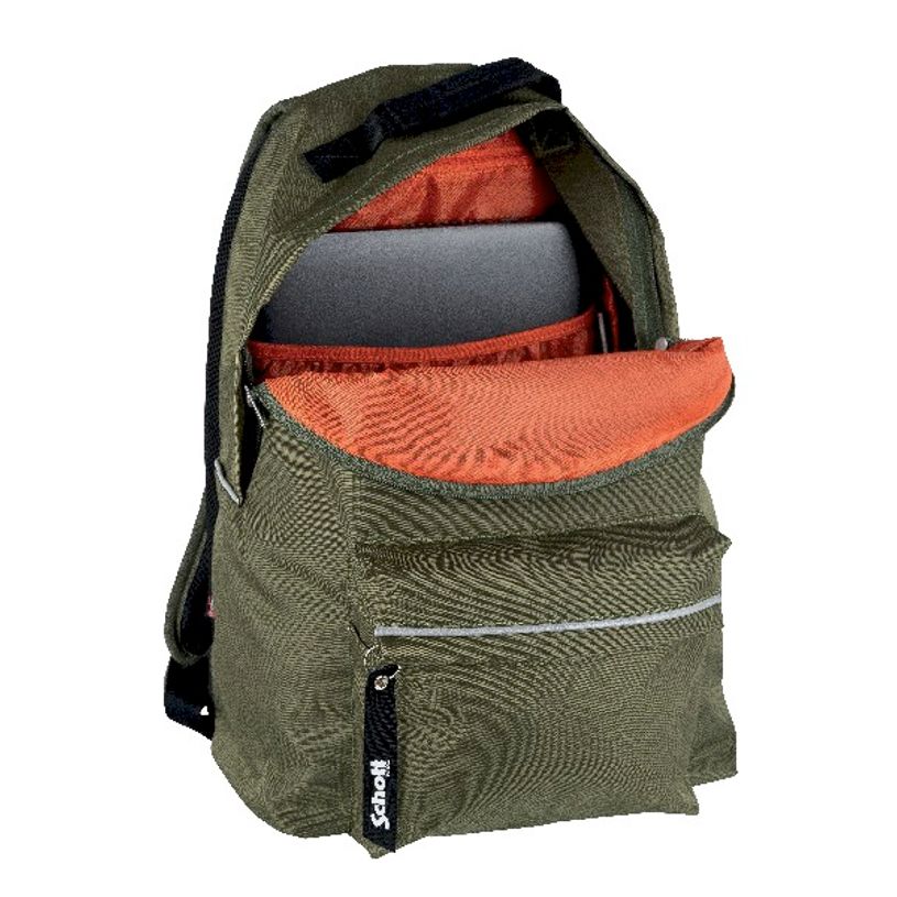 3020120171715-Sac à dos Schott Bombers - 1 compartiment - kaki - Hamelin-P_405114319_2-1