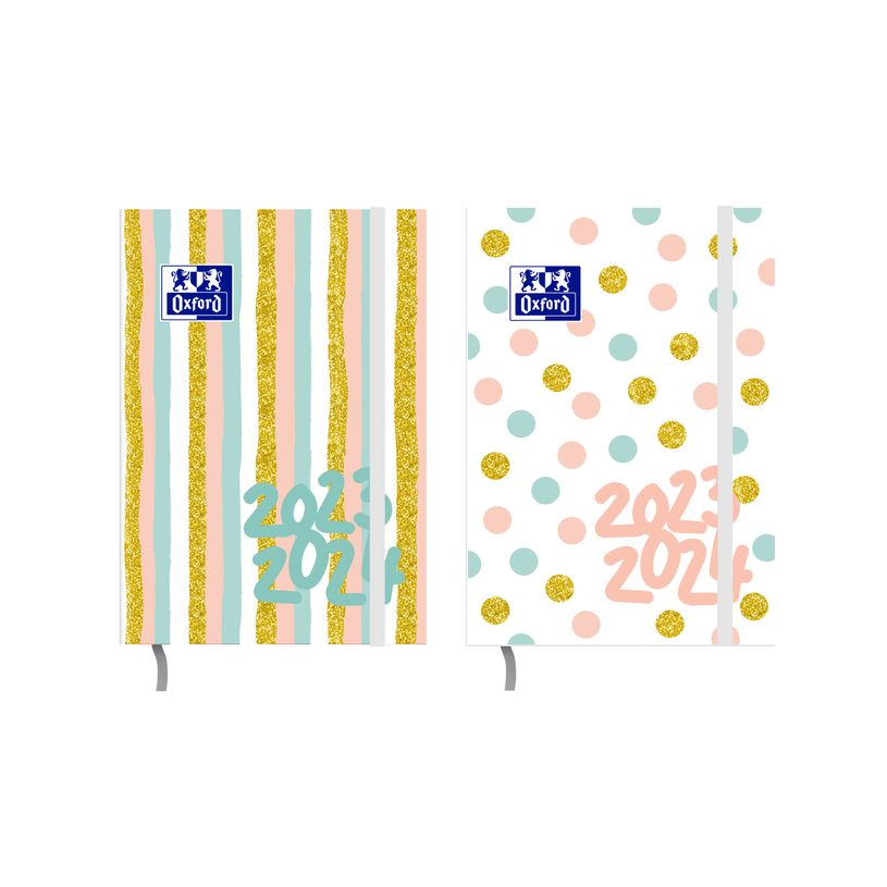 3147280232275-Agenda Oxford Shine - 1 jour par page - 12 x 18 cm - différents modèles disponibles - Ha-P_405114355_1-0