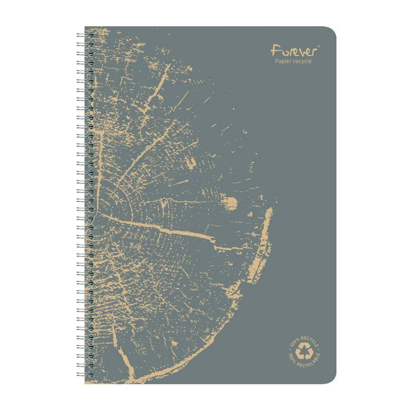 3210330684024-Clairefontaine Forever - Cahier à spirale A4 (21x29,7 cm) - 120 pages - petits carreaux (-P_405114367_5-2