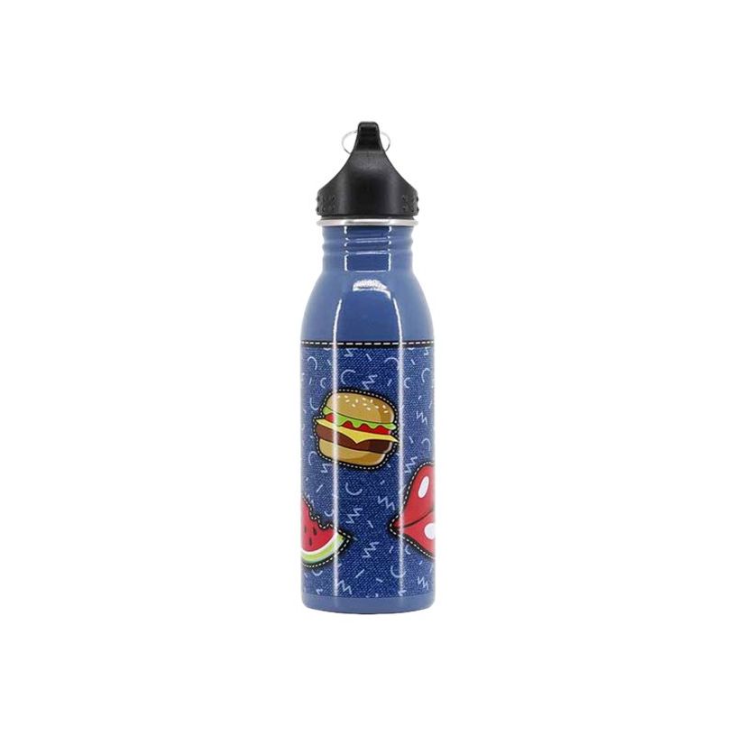 8445118025231-Oh My Pop! PATCHES - Gourde bouteille d'eau - bleu foncé - 500 ml-P_405114375_3-3