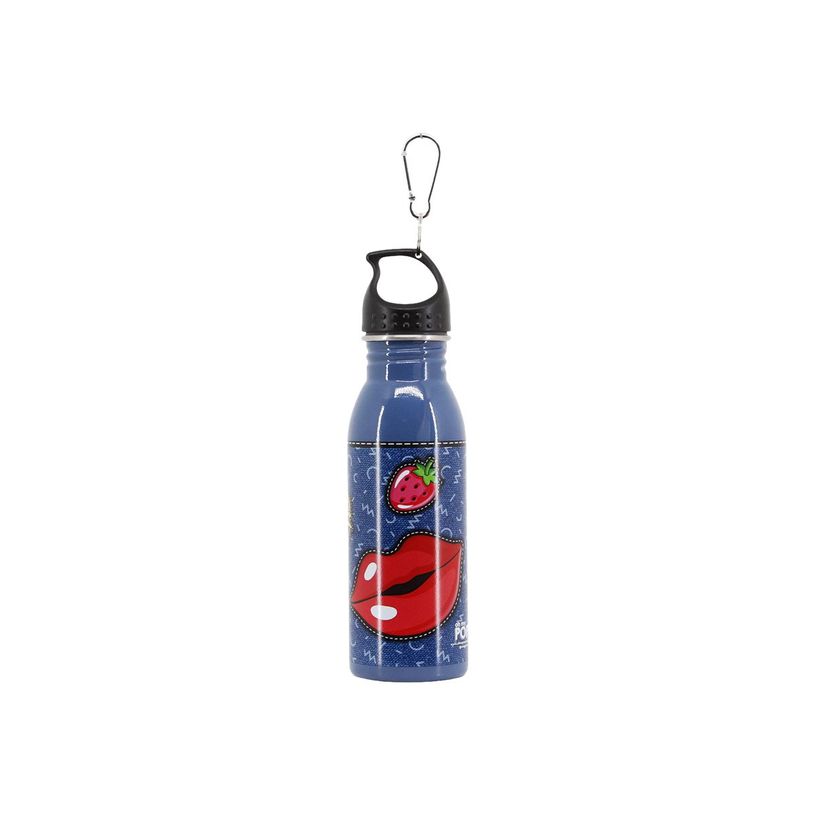 8445118025231-Oh My Pop! PATCHES - Gourde bouteille d'eau - bleu foncé - 500 ml-P_405114375_4-2