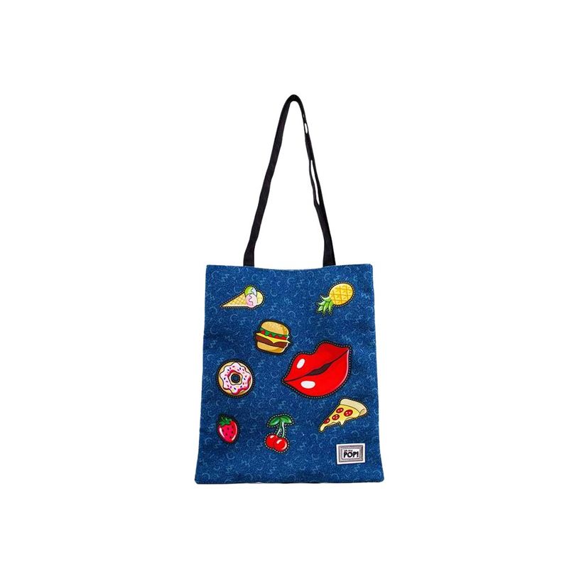 8445118025224-Oh My Pop! Patches - Sac shopping - bleu foncé - Karactermania-P_405114385_3-2