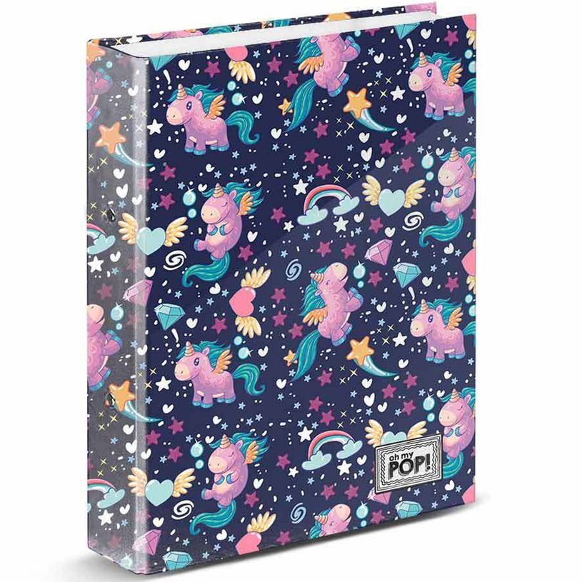 8445118025736-Oh My Pop! Magic - Classeur à anneaux - A4 - multicolore-P_405114399_1-0