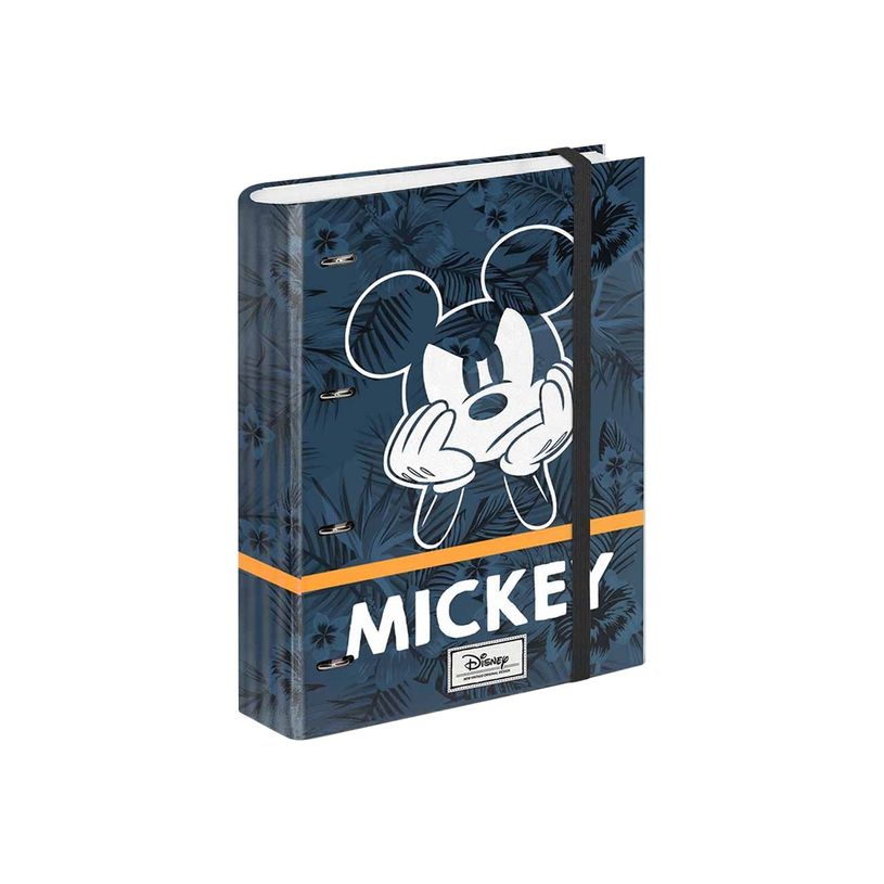 8445118023657-Mickey Mouse - Classeur à anneaux avec 50 feuilles et 6 intercalaires - A4 - bleu foncé-P_405114405_2-1
