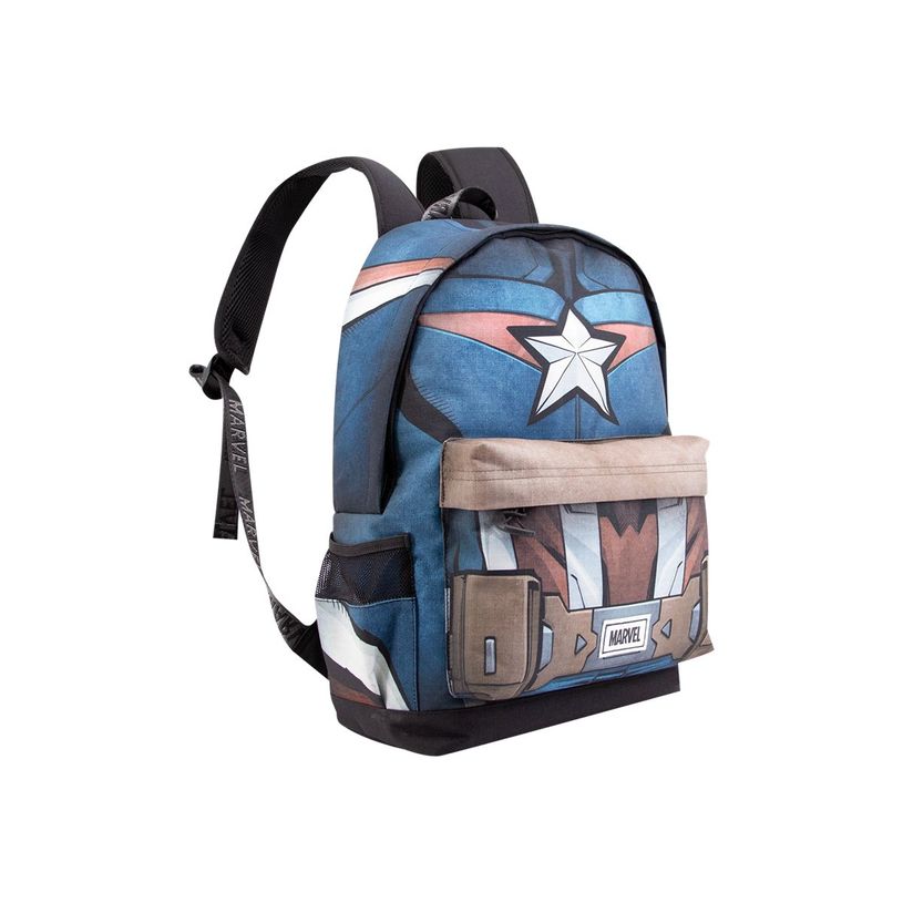 8445118024265-Captain America - Sac à dos avec port USB intégré - 1 compartiment - Karactermania-P_405114475_1-0