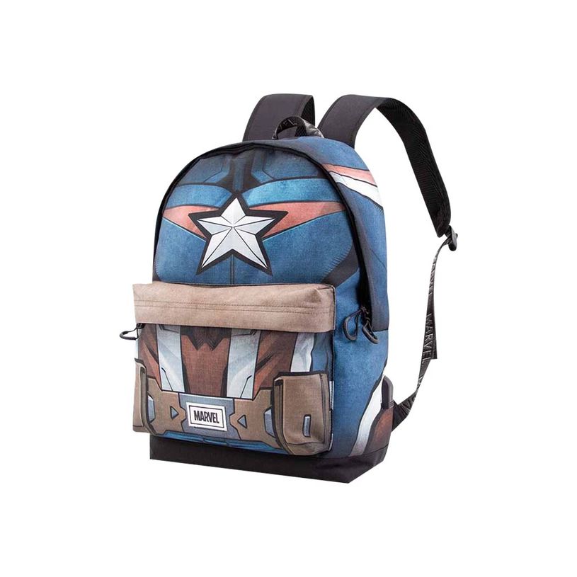 8445118024265-Captain America - Sac à dos avec port USB intégré - 1 compartiment - Karactermania-P_405114475_2-1
