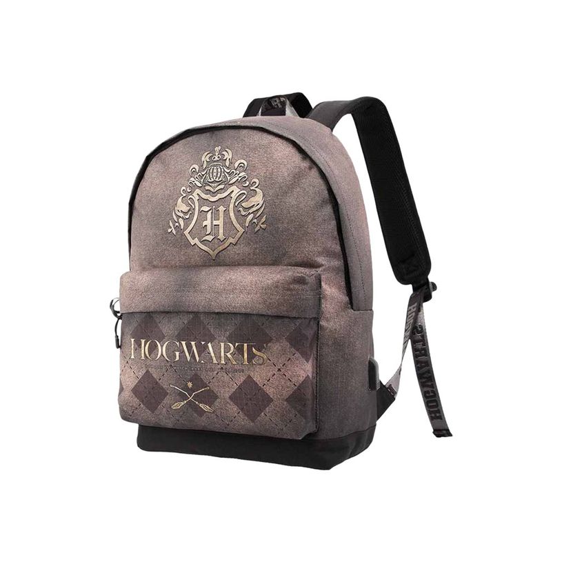 8445118023824-Harry Potter - Sac à dos brun/or - 1 compartiment - 45 cm - Karactermania-P_405114478_1-0