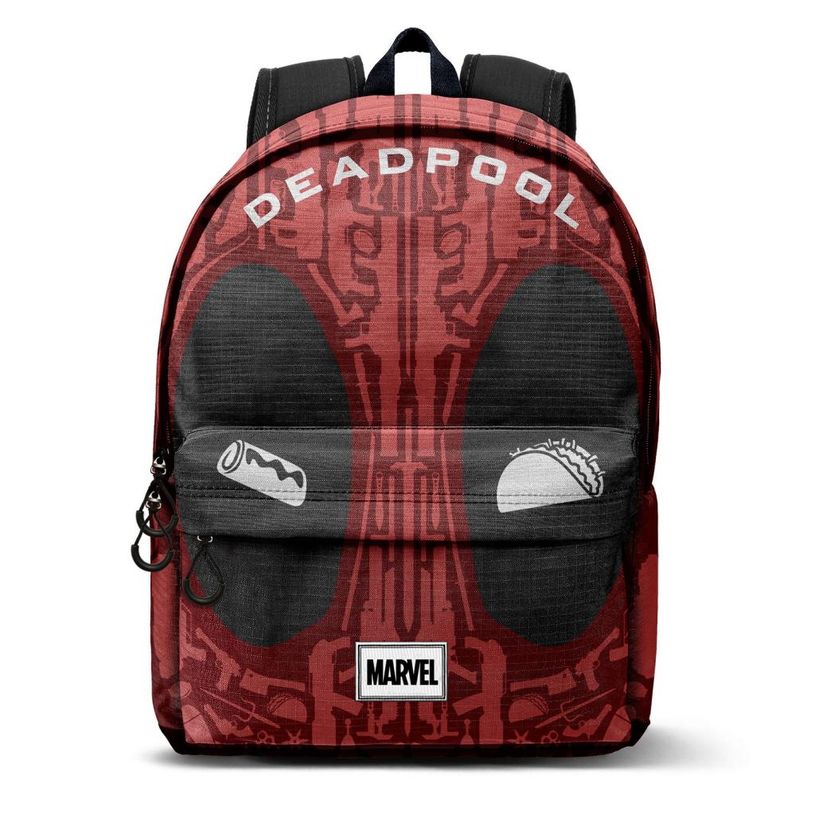 8445118024357-Deadpool - Sac à dos rouge - 1 compartiment - Karactermania-P_405114479_1-0