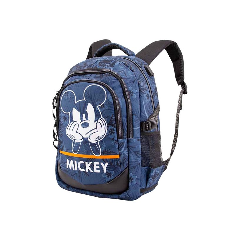 8445118022377-Mickey Mouse - Sac à dos bleu foncé - 2 compartiments - 44 cm - Karactermania-P_405114487_1-0