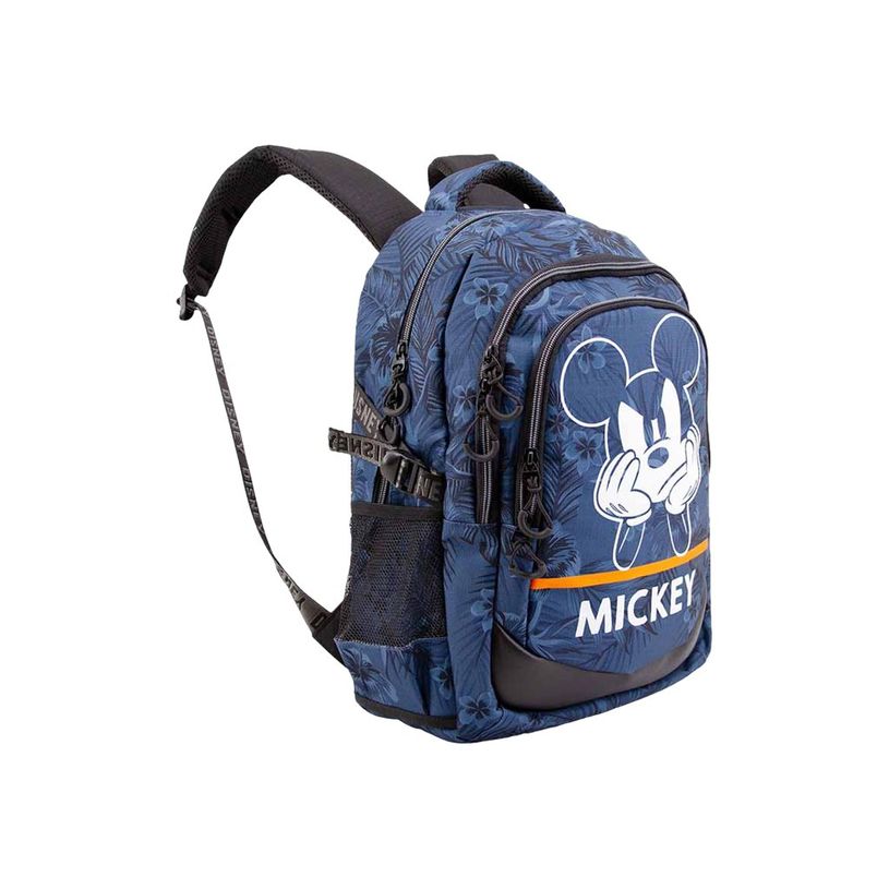 8445118022377-Mickey Mouse - Sac à dos bleu foncé - 2 compartiments - 44 cm - Karactermania-P_405114487_2-1