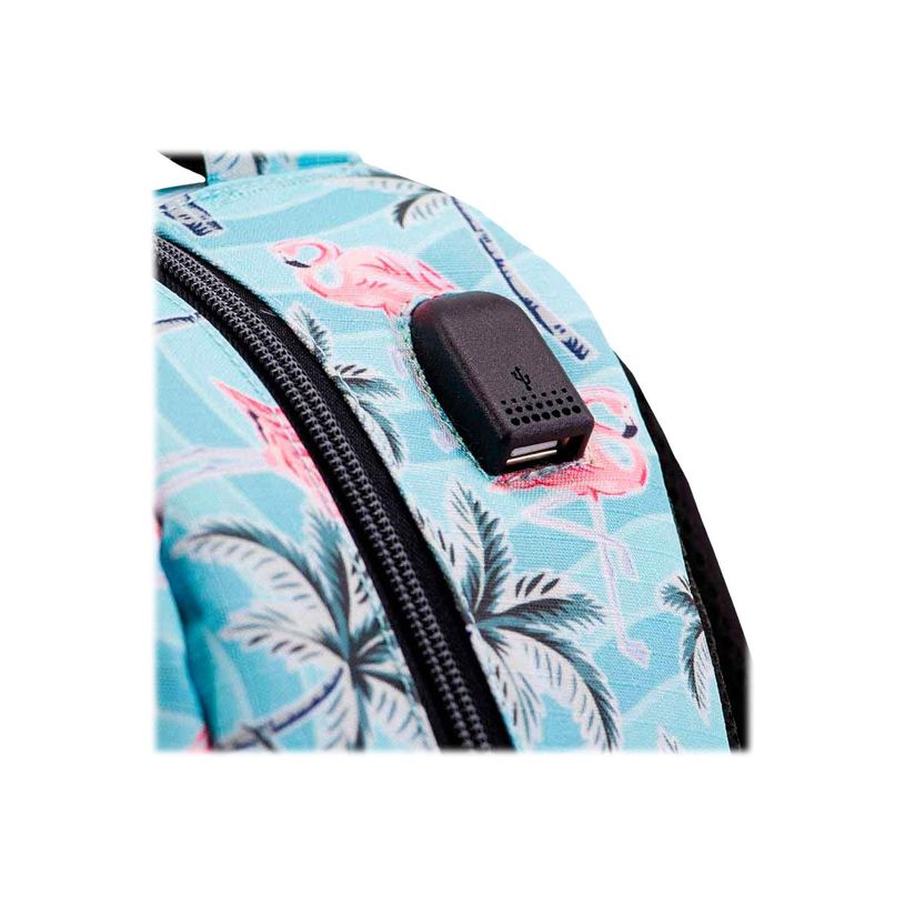 8445118022469-Minnie Mouse Tropic - Sac à dos turquoise - 2 compartiments - 44 cm - Karactermania-P_405114502_7-6