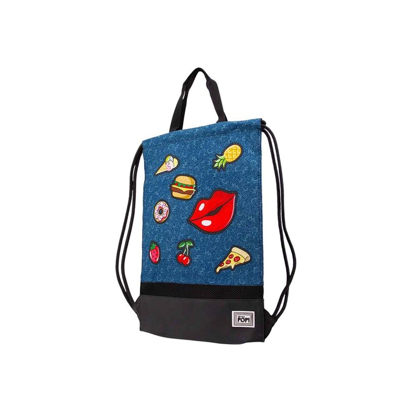 8445118025149-Oh My Pop! Patches - Sac à dos piscine cordon - 1 compartiment - bleu foncé - Karacterm-P_405114511_11-6