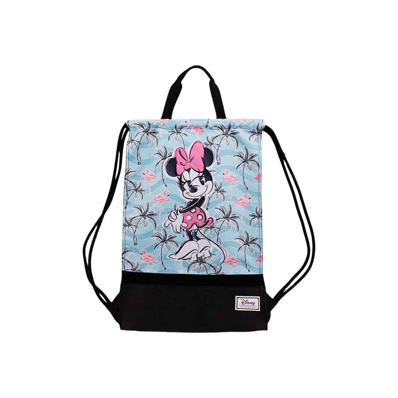 8445118023701-Minnie Mouse Tropic - Sac à dos piscine cordon - 1 compartiment - turquoise - Karacterman-P_405114517_1-0
