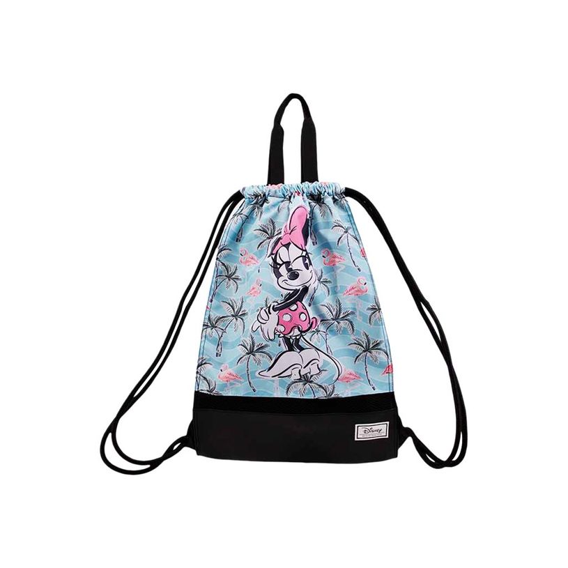 8445118023701-Minnie Mouse Tropic - Sac à dos piscine cordon - 1 compartiment - turquoise - Karacterman-P_405114517_2-1
