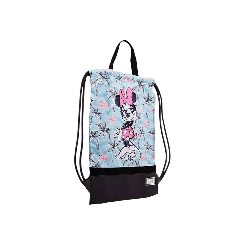 8445118023701-Minnie Mouse Tropic - Sac à dos piscine cordon - 1 compartiment - turquoise - Karacterman-P_405114517_3-2