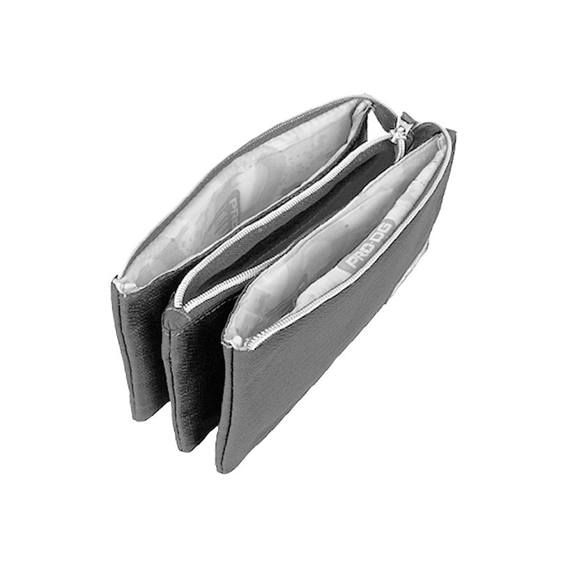 8435376337580-PRODG - Trousse 3 compartiments - gris - Karactermania-P_405114522_2-1