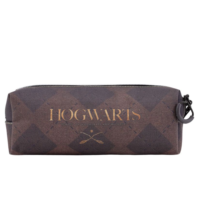 8445118023855-Harry Potter -  Trousse carrée 1 compartiment - brun/or - Karactermania-P_405114536_1-0