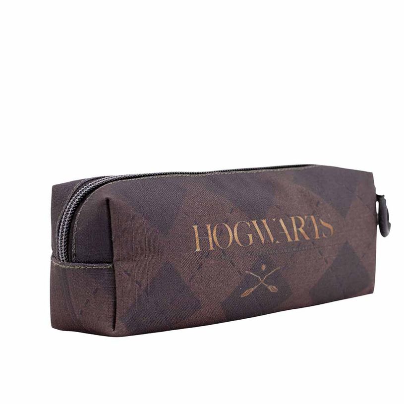 8445118023855-Harry Potter -  Trousse carrée 1 compartiment - brun/or - Karactermania-P_405114536_2-1