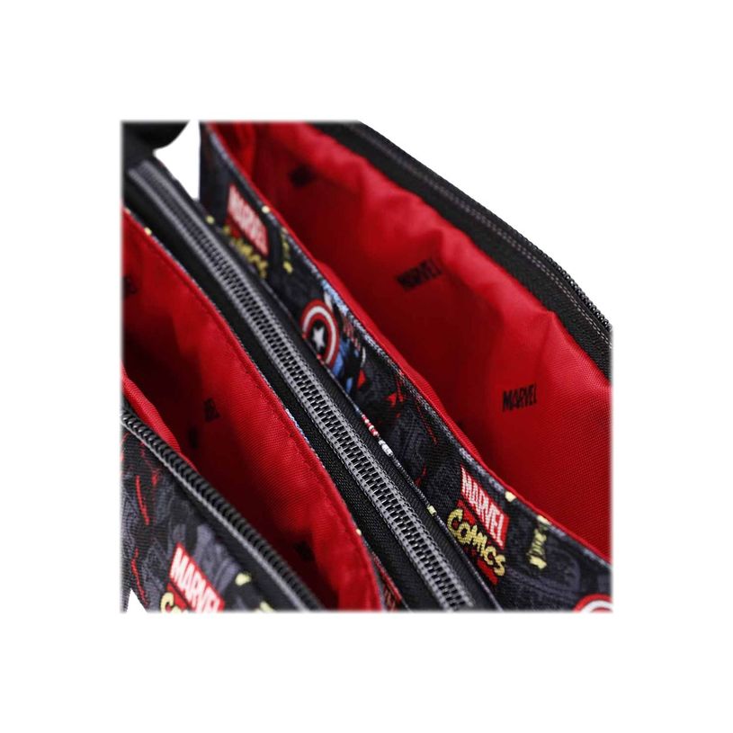 8445118023435-Marvel - Trousse 3 compartiments - rouge - Karactermania-P_405114543_2-1