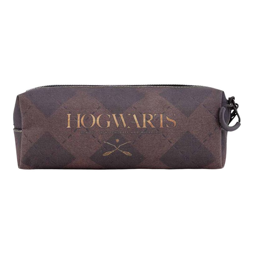 0404051145596-Harry Potter -  Trousse carrée 1 compartiment - brun/or - Karactermania-P_405114559_1-0