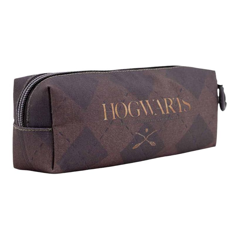 0404051145596-Harry Potter -  Trousse carrée 1 compartiment - brun/or - Karactermania-P_405114559_2-1