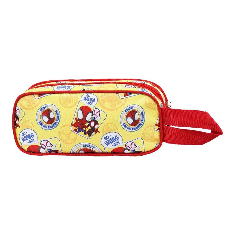 8445118026535-Spiderman - Trousse 3D - 2 compartiments - jaune - Karactermania-P_405114568_3-2