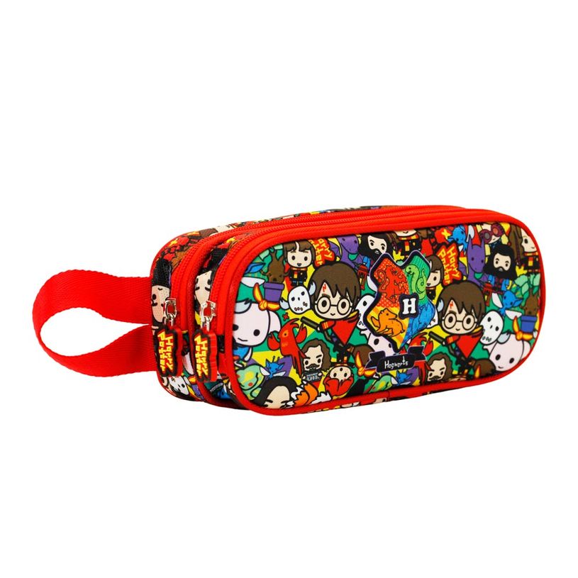 8445118037005-Harry Potter All Together - Trousse 3D - 2 compartiments - rouge - Karactermania-P_405114570_1-0