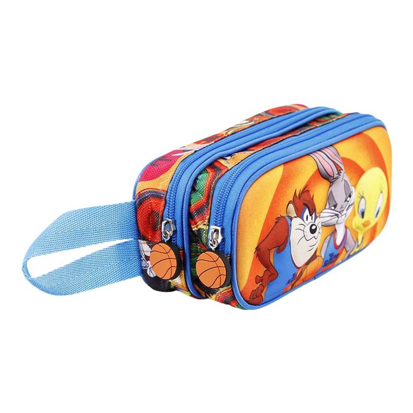8445118026801-Space jam 2: a new legacy Basket - Trousse 3D - 2 compartiments - orange - Karactermania-P_405114571_2-1