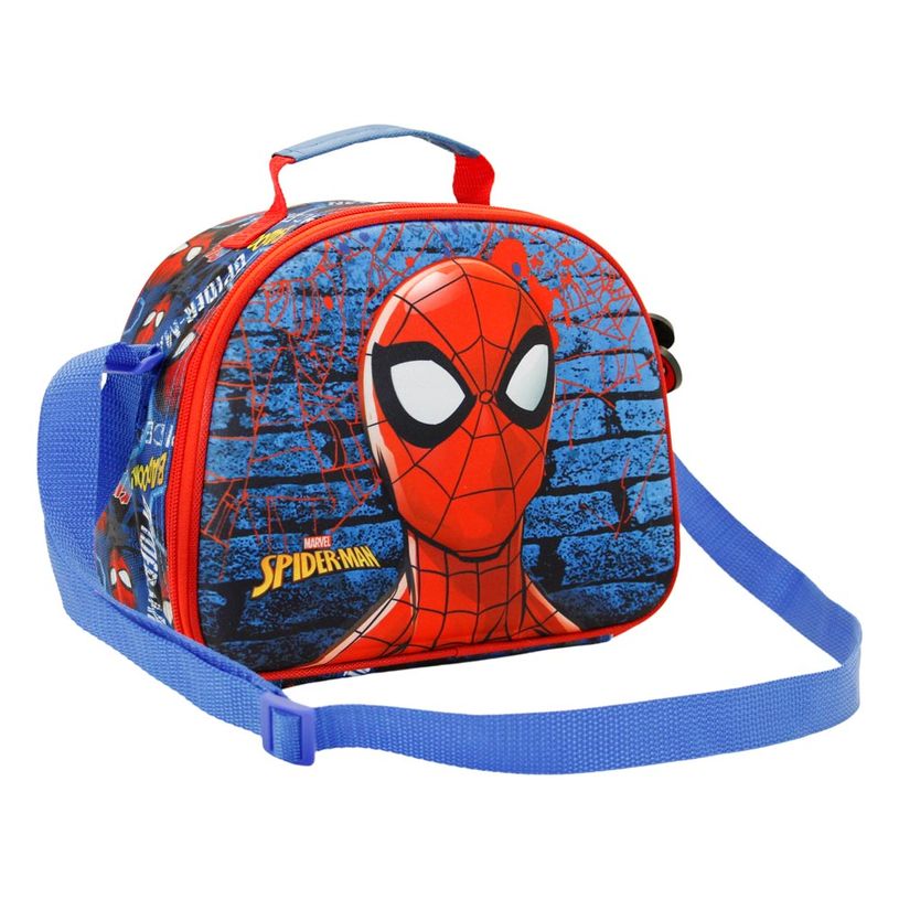 8445118021196-Spiderman - Sac à goûter 3D - rouge - Karactermania-P_405114576_1-0