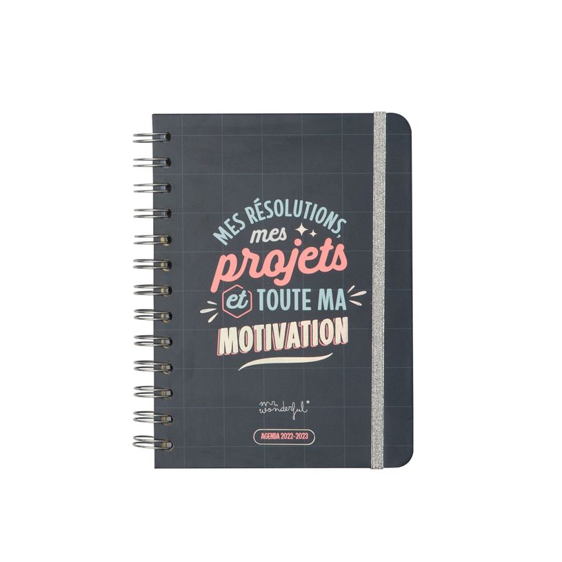 8445641000859-Agenda à spirale Mr Wonderful - 1 semaine sur 2 pages - 12 x 17 cm - Oberthur-P_405114664_16-0