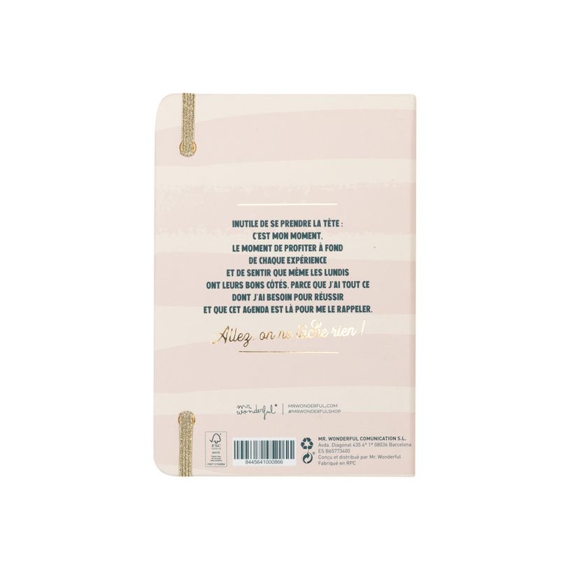 8445641000866-Agenda à spirale Mr Wonderful - 1 jour par page - 12 x 17 cm - Oberthur-P_405114666_17-1