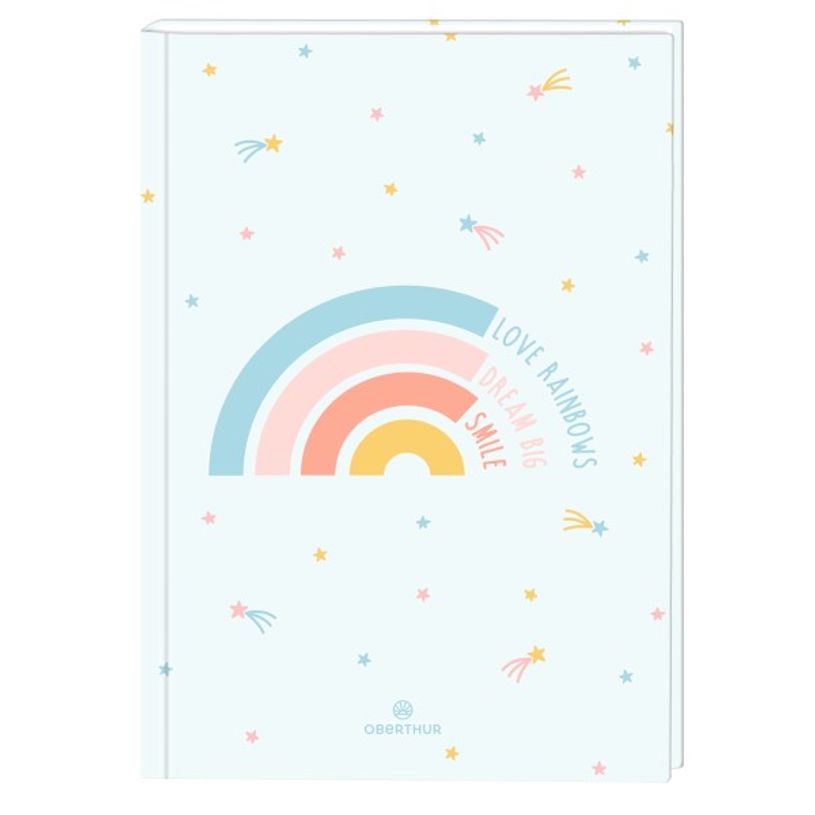 3664447123042-Cahier de textes Licorne ou Arc en ciel  - 15,5 x 21,7 cm - 2 décors disponibles - Oberth-P_405114695_1-0