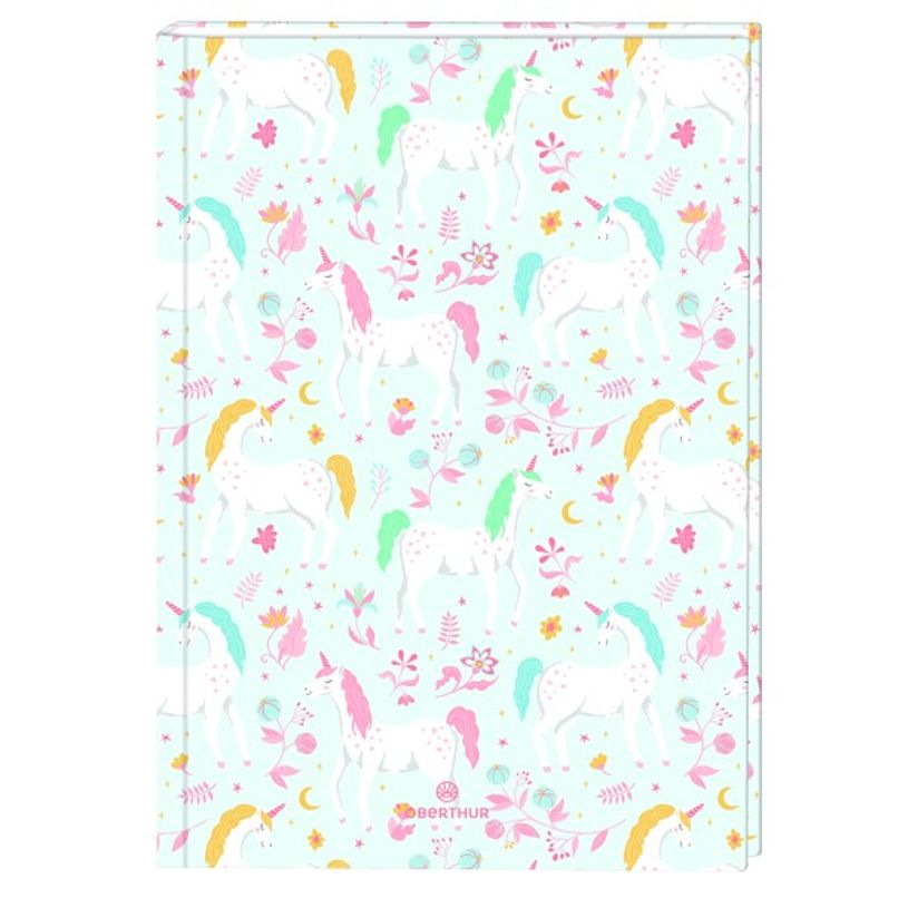 3664447123042-Cahier de textes Licorne ou Arc en ciel  - 15,5 x 21,7 cm - 2 décors disponibles - Oberth-P_405114695_2-1