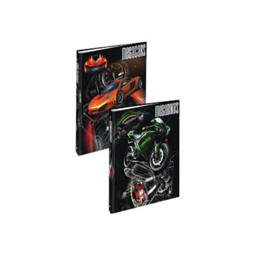 3664447115009-Oberthur Megacars/Megabikes - classeur à anneaux - pour A4 - disponible en différents co-P_405114699_1-0