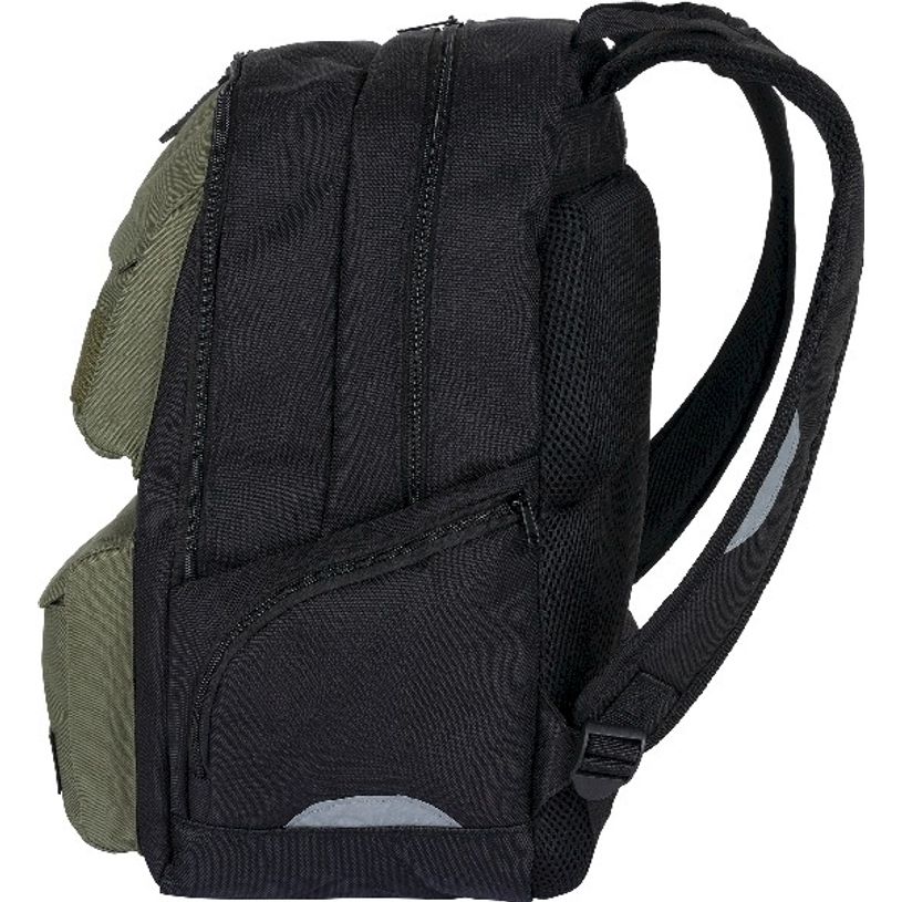 0404051147224-Sac à dos Kaporal Boy - 2 compartiments - noir et kaki - Oberthur-P_405114722_4-3