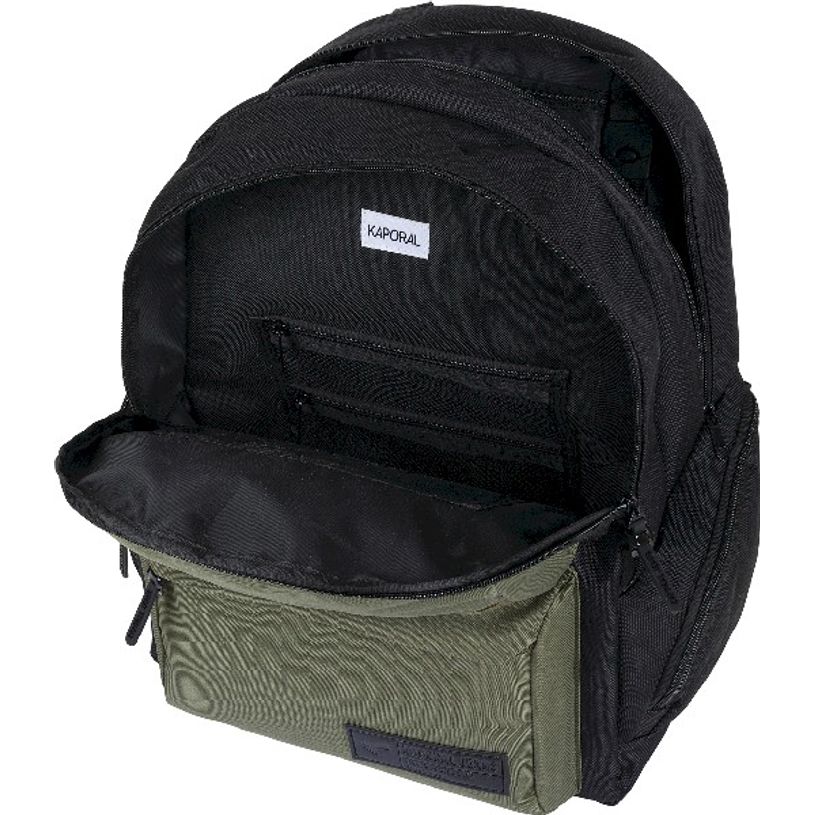 0404051147224-Sac à dos Kaporal Boy - 2 compartiments - noir et kaki - Oberthur-P_405114722_6-5