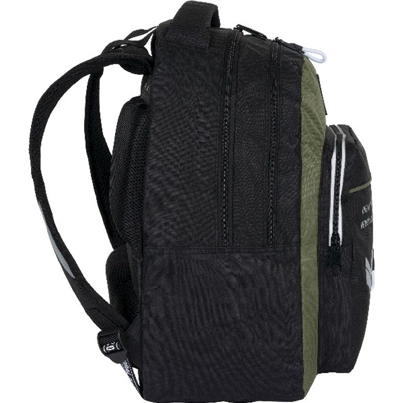 3664447122472-Sac à dos Kaporal - 3 compartiments - noir et kaki - Oberthur-P_405114725_5-4