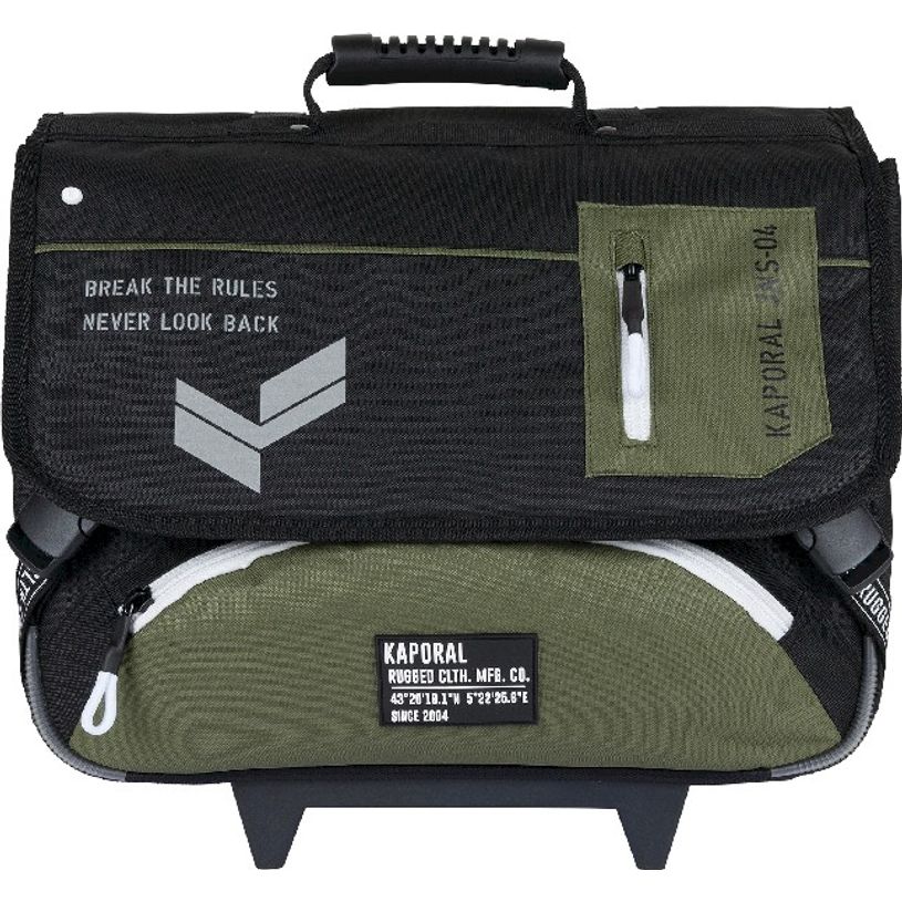 3664447122496-Cartable à roulettes Kaporal 41 cm - 2 compartiments - Oberthur-P_405114727_4-3